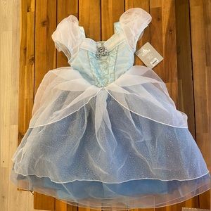 Disney Cinderella Costume, Size 5-6, Blue